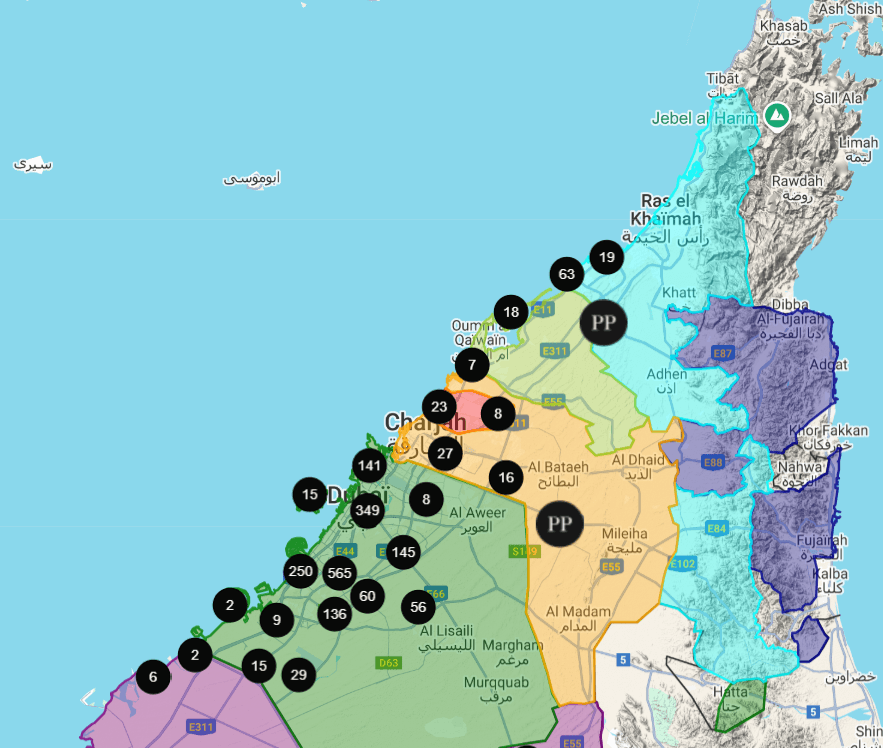 Interactive Developer Map